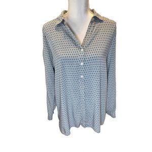 J. Jill Blouse Top Sz Small all over design